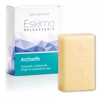Handmade tuhé hydratačné mydlo ESKIMO bez parfumov 100g vypredaj